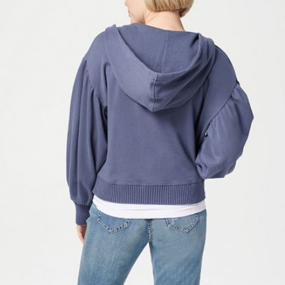 Peace Love World Novelty Sleeve Hoodie` 0017 - Picture 3 of 4